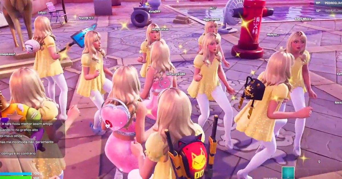 The gangs of Sabrina carpenters are in Fortnite are currently in Fortnite